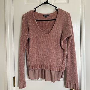 Dusty pink Chenille sweater